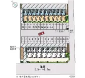 ★手数料０円★桐生市三吉町１丁目　月極駐車場（LP）